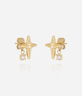Boucles d'oreilles Tandalo (Acier doré)