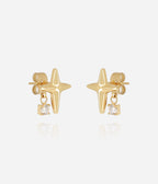 Boucles d'oreilles Tandalo (Acier doré)