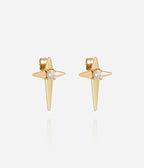 Boucles d'oreilles Sindia (Acier doré)