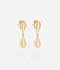 Boucles d'oreilles Milazzo (Acier doré)