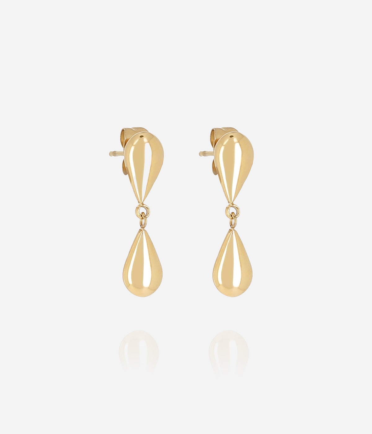 Boucles d'oreilles Milazzo (Acier doré)
