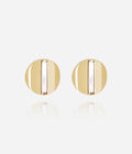 Boucles d'oreilles Luras (Acier doré)