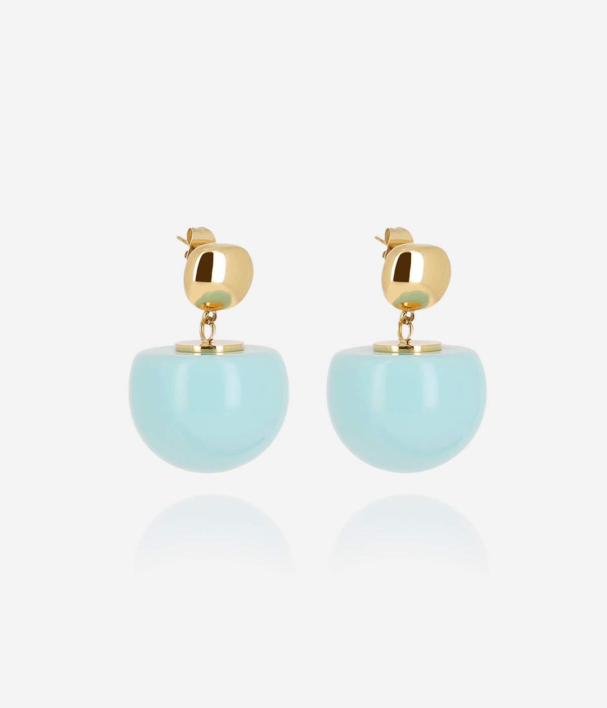 Boucles d'oreilles Rosazia (Acier doré)
