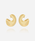Boucles d'oreilles Angkor (Acier doré)