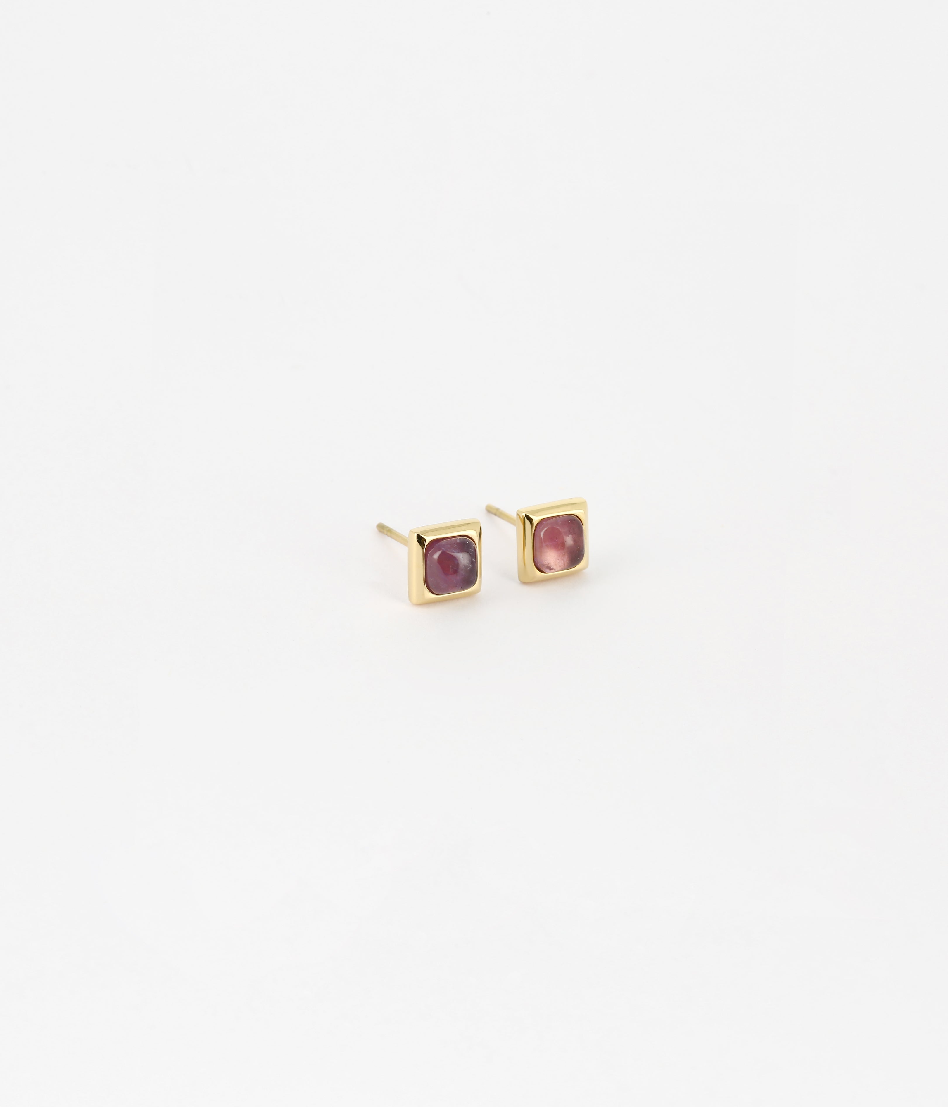 Boucles d'oreilles Ruy (Acier doré)