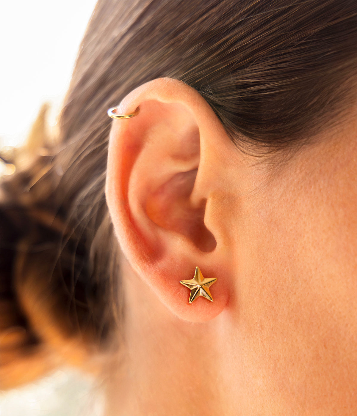 Boucles d'oreilles Delta (Acier)
