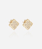 Boucles d'oreilles Norris (Acier doré)