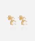 Boucles d'oreilles Gioia (Acier doré)