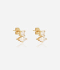 Boucles d'oreilles Ginevra (Acier doré)