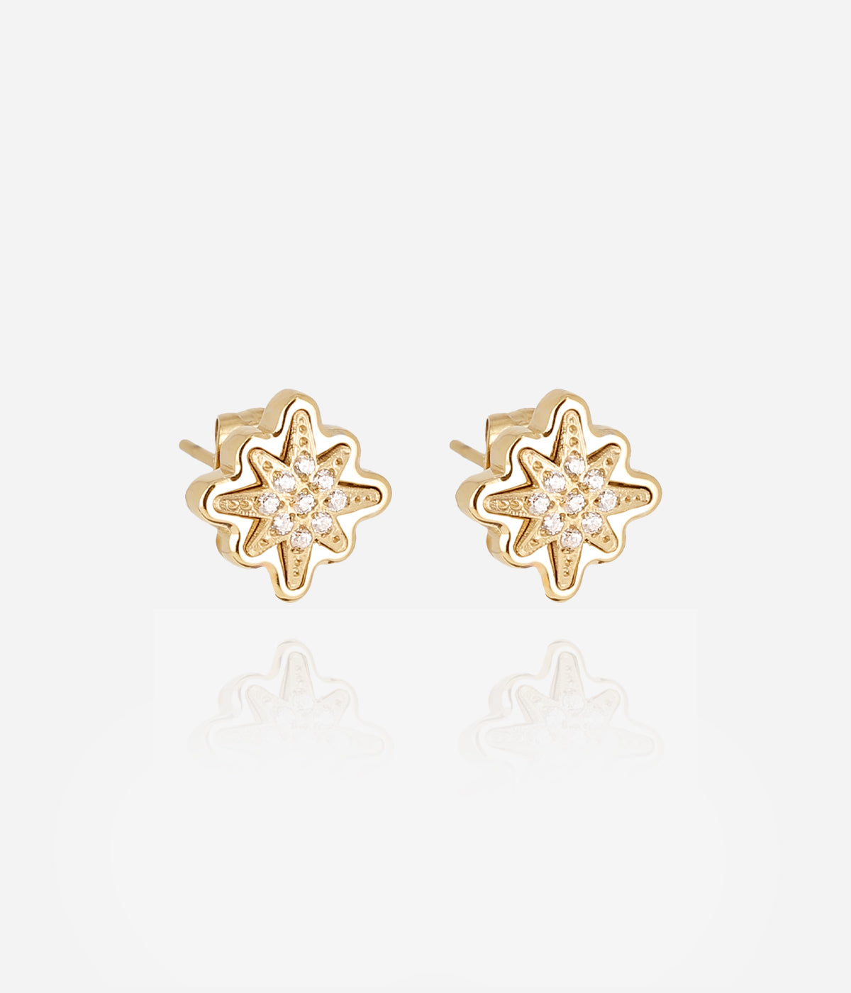 Boucles d'oreilles Acilia (Acier doré)