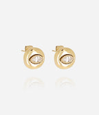 Boucles d'oreilles Pianello (Acier doré)