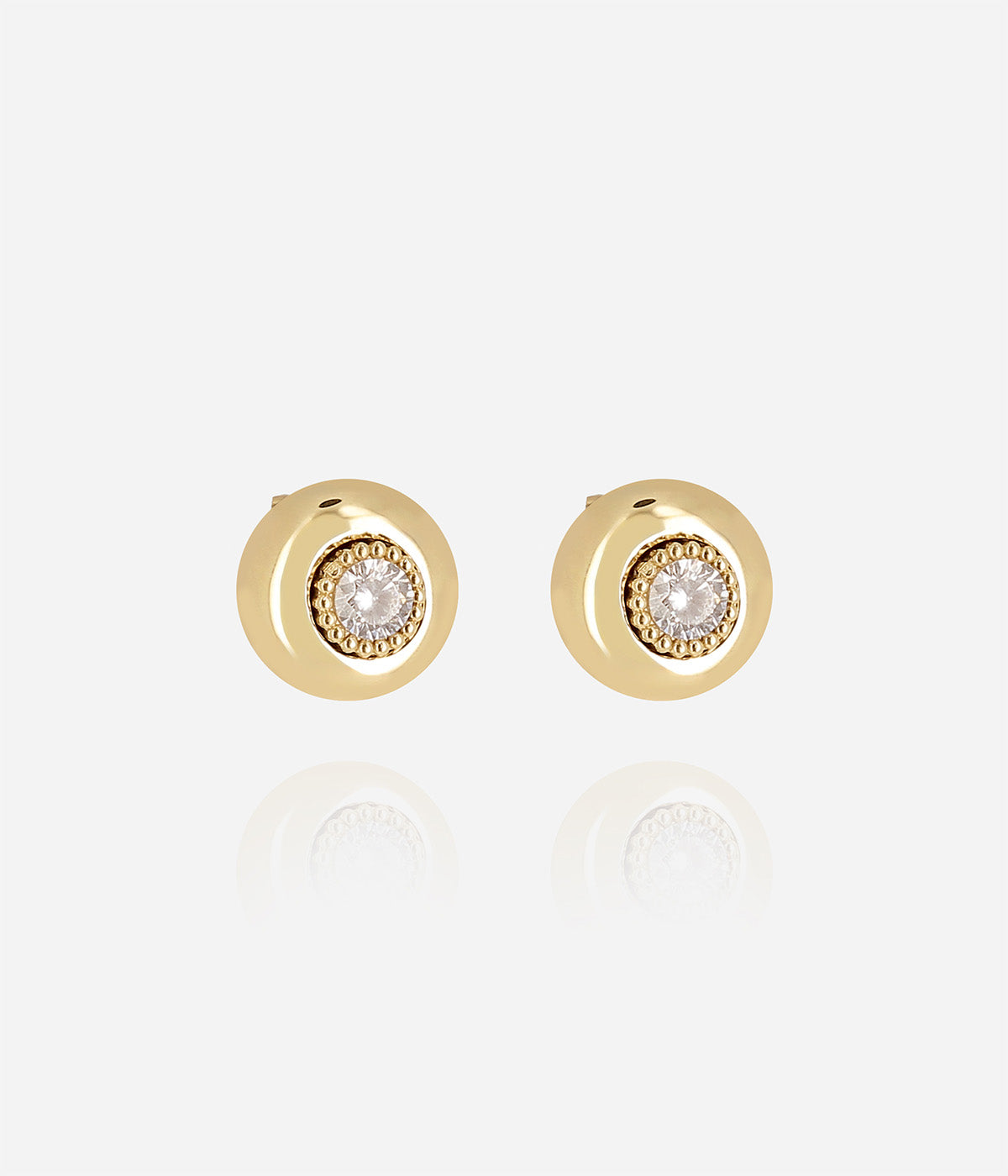 Boucles d'oreilles Galdo (Acier doré)