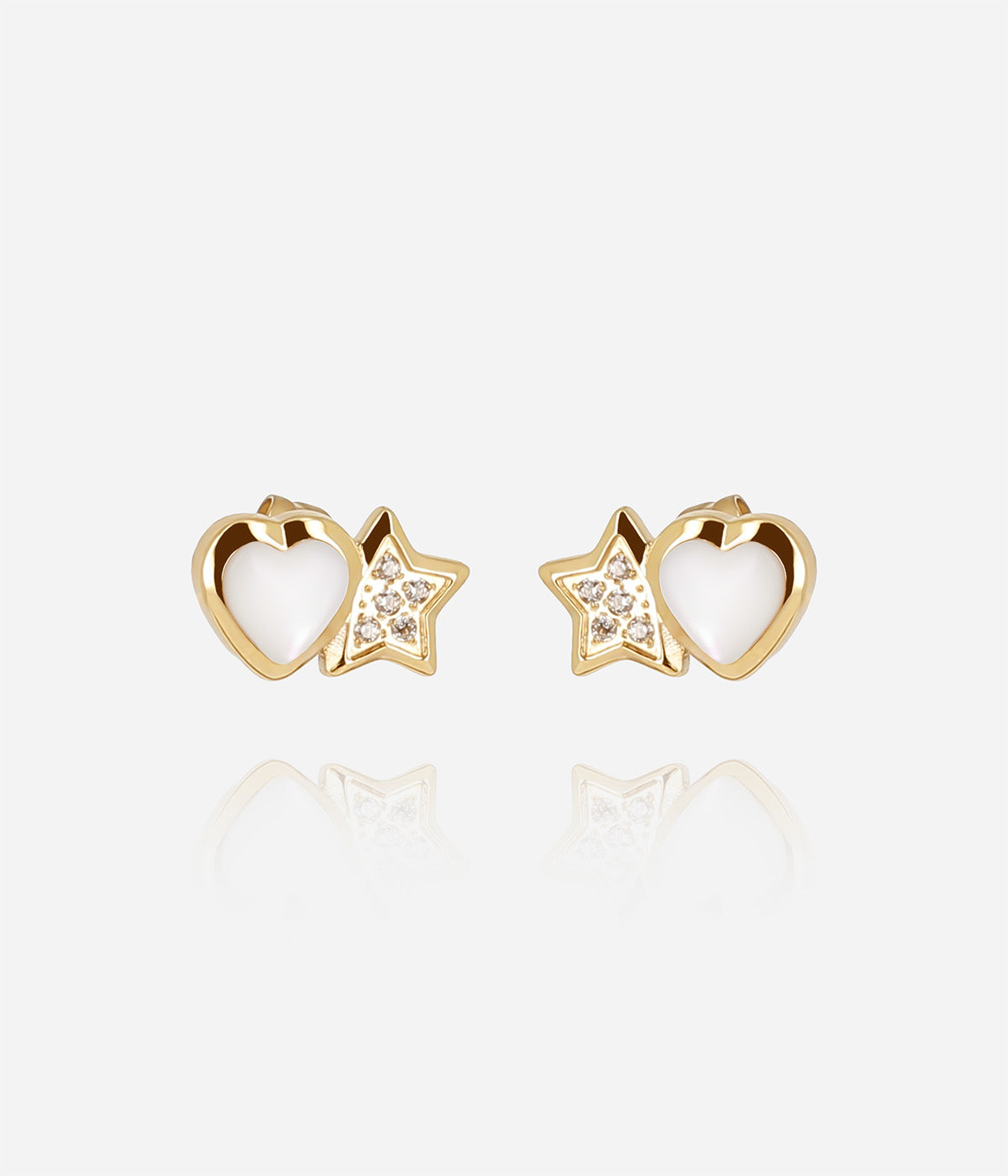 Boucles d'oreilles Sassari (Acier doré)
