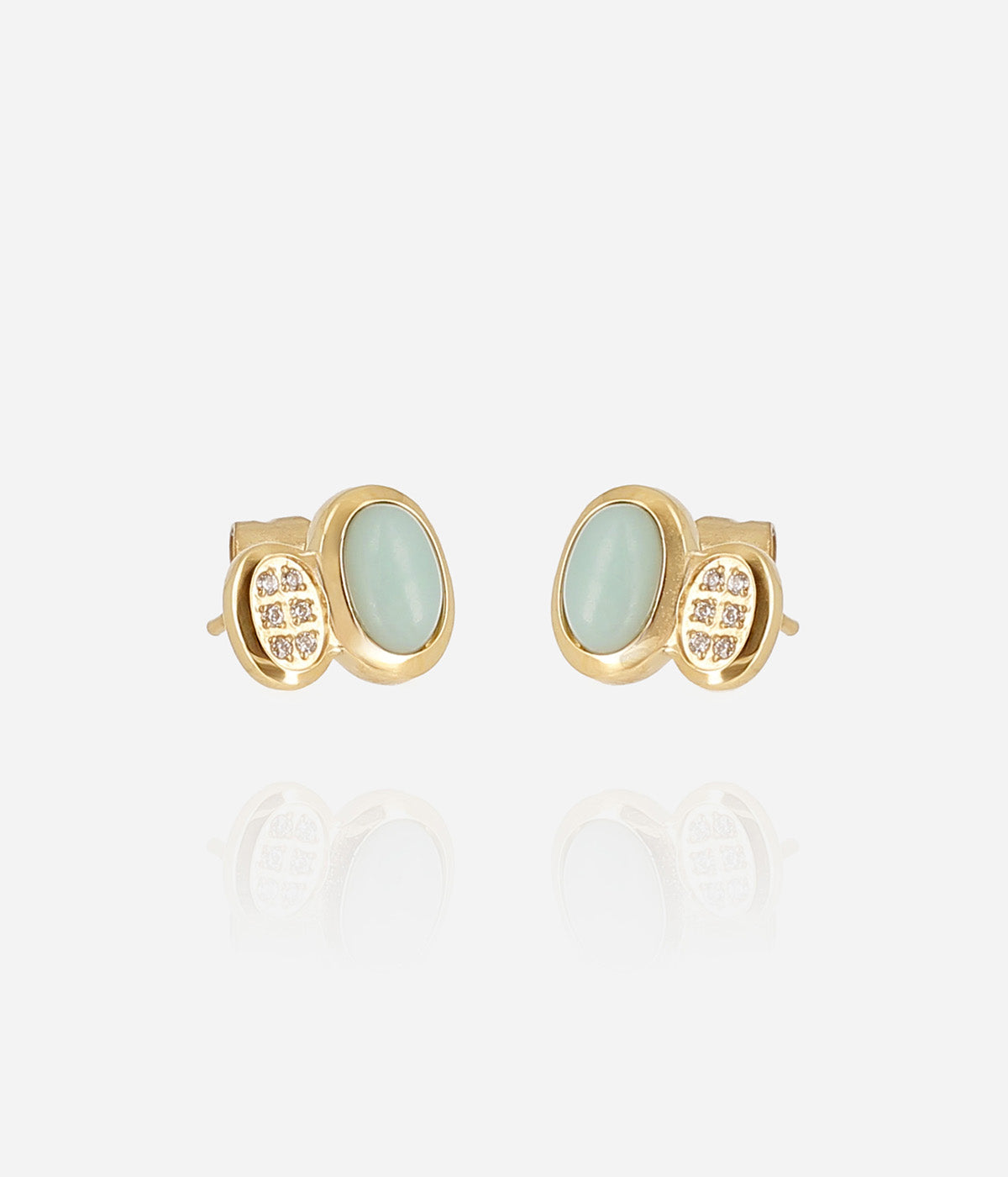 Boucles d'oreilles Nicolosi (Acier doré)