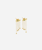 Boucles d'oreilles Baho (Acier doré)
