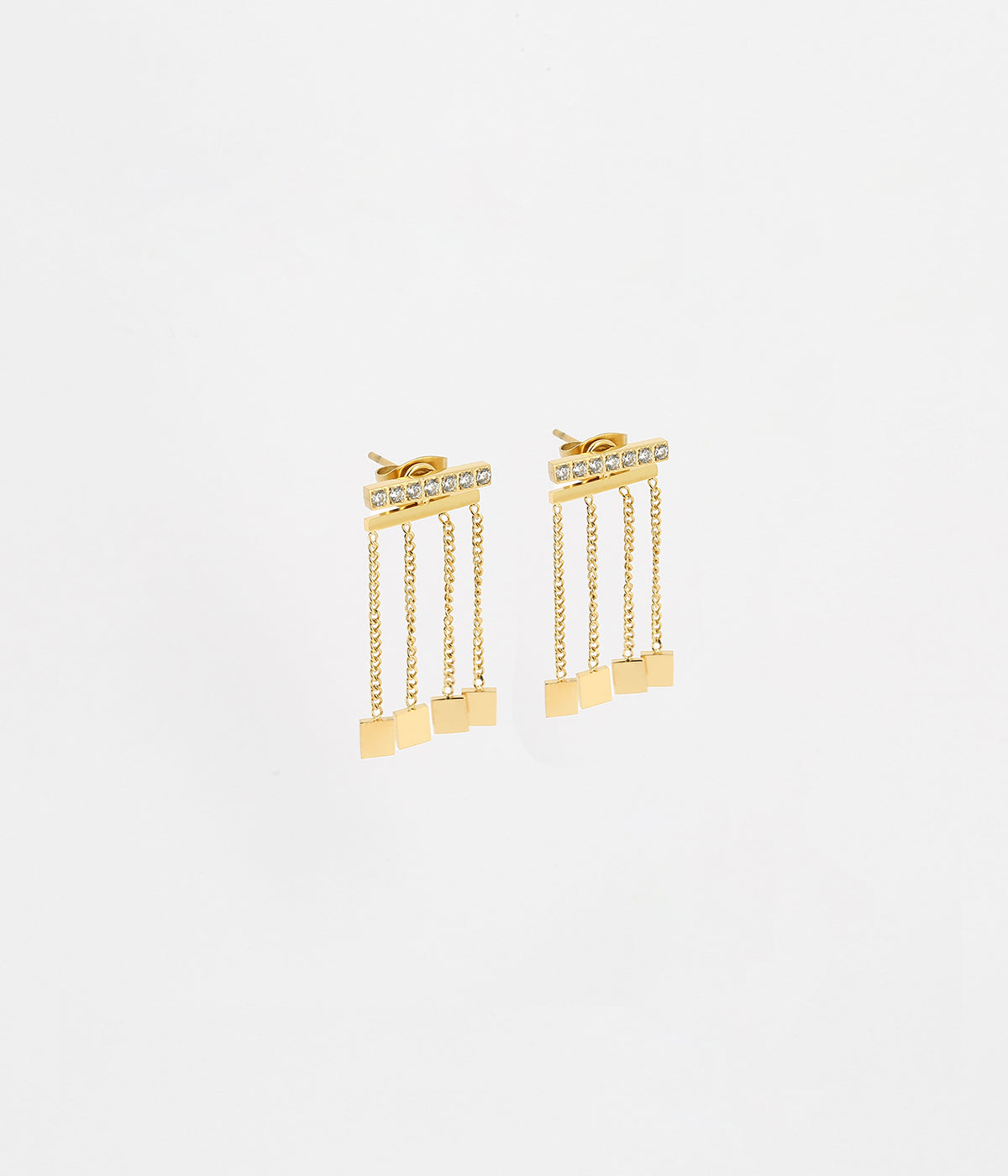 Boucles d'oreilles Jumbo (Acier doré)