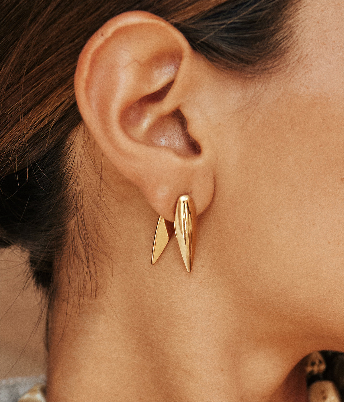 Boucles d'oreilles Pluma (Acier)
