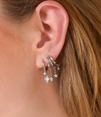 Boucles d'oreilles Abril (Acier)