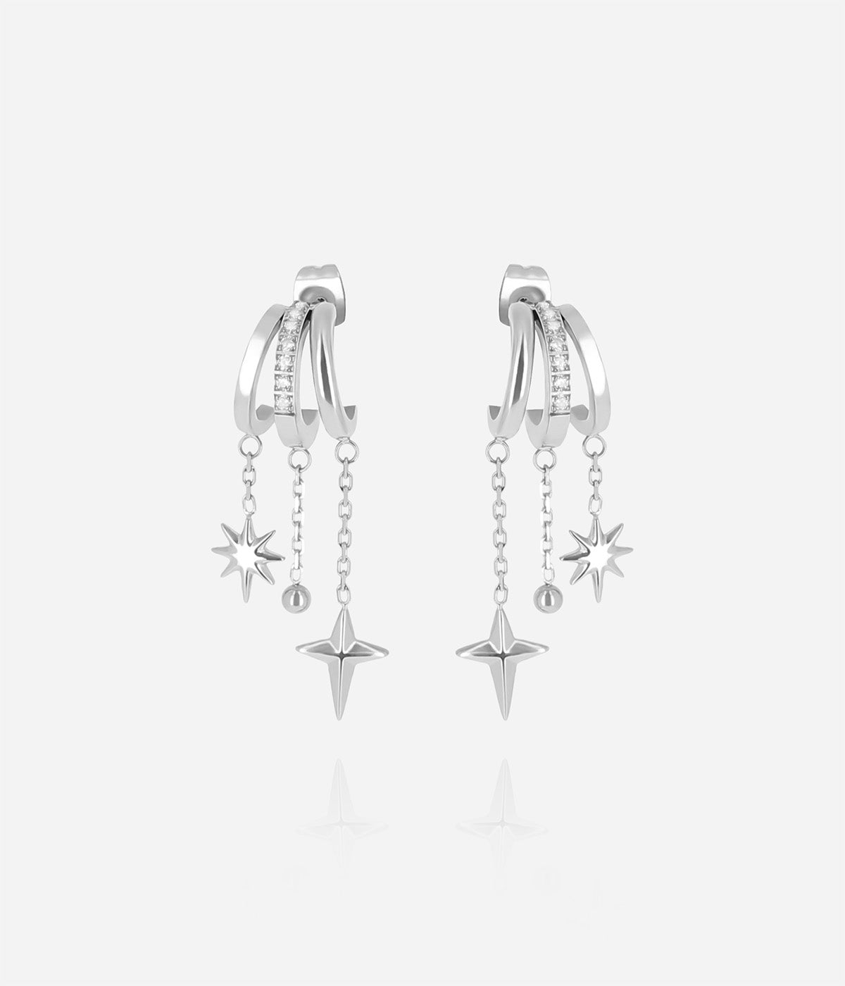 Boucles d'oreilles Valentina (Acier)