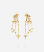 Boucles d'oreilles Valentina (Acier doré)
