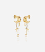 Boucles d'oreilles Susana (Acier doré)