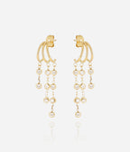 Boucles d'oreilles Teresa (Acier doré)