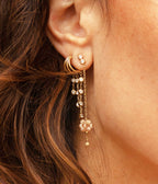 Boucles d'oreilles Teresa (Acier doré)