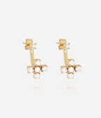 Boucles d'oreilles Pietro (Acier doré)