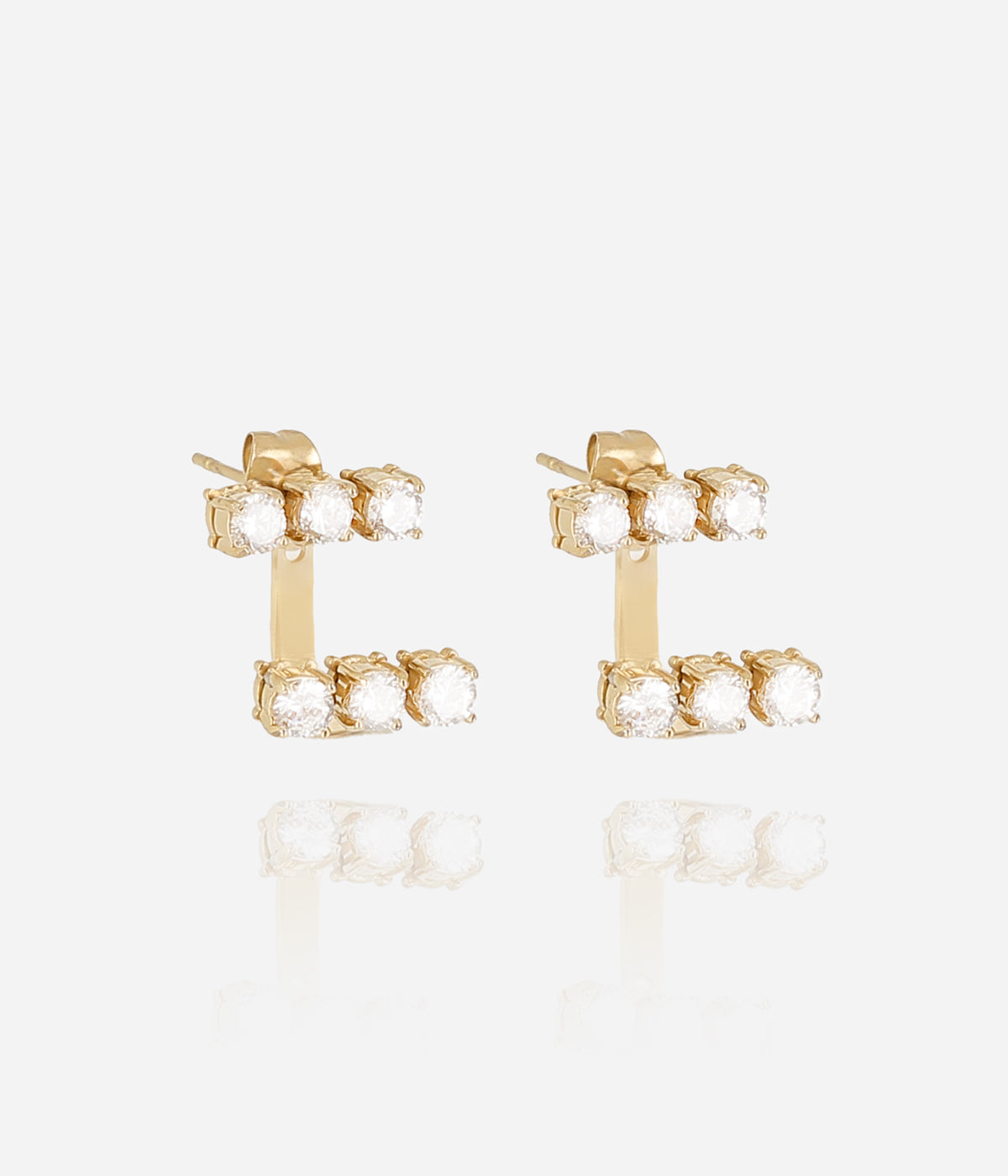 Boucles d'oreilles Caterina (Acier doré)