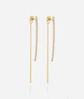 Boucles d'oreilles Akane (Acier doré)