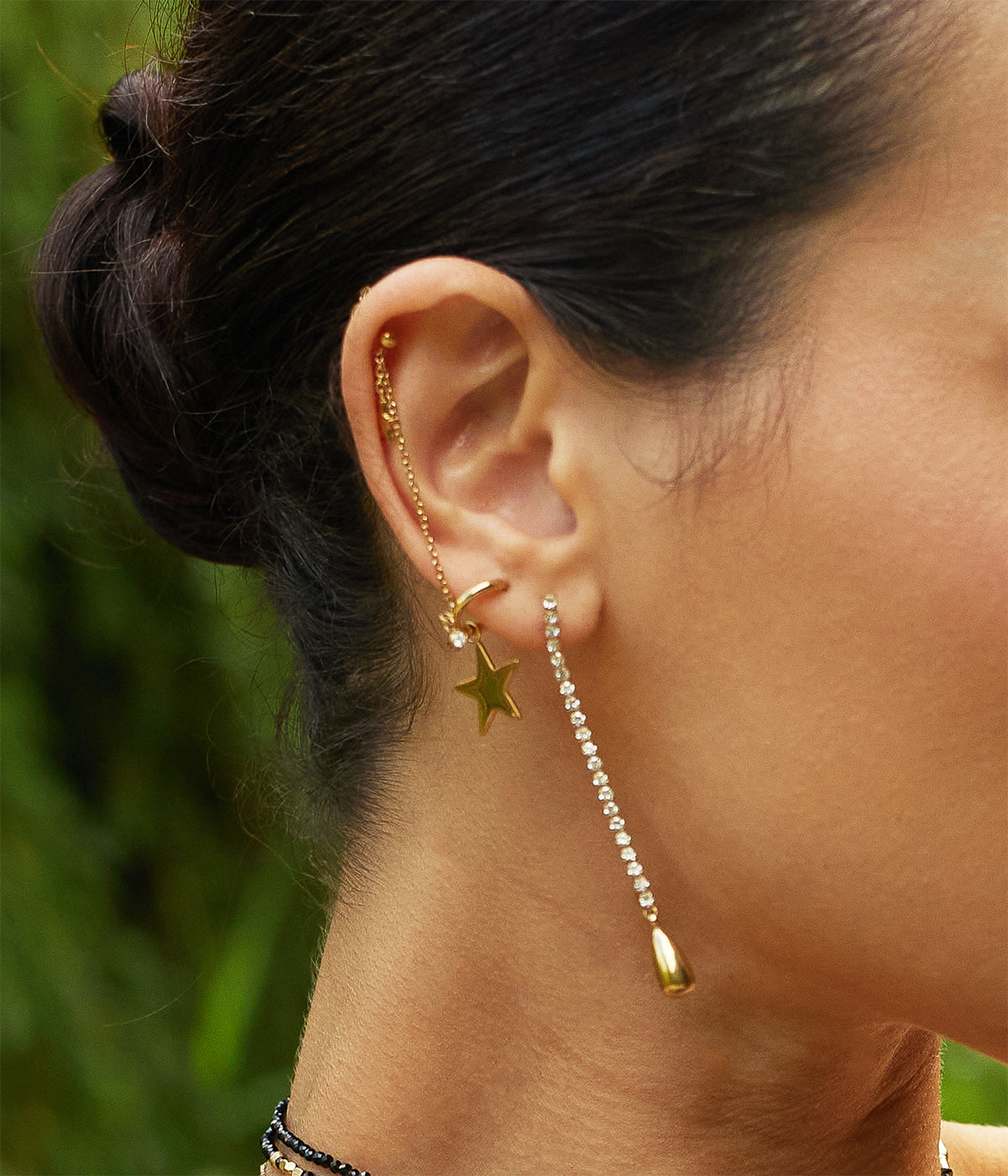 Boucles d'oreilles Ophelia (Acier)