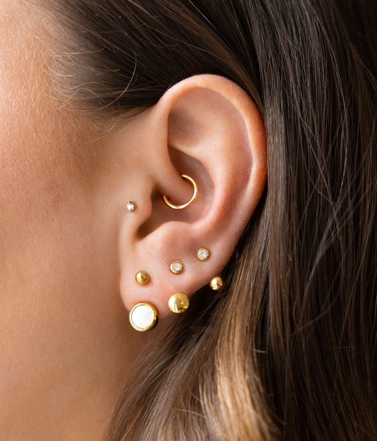 Piercing Oxford (Acier doré)