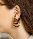 Earcuff Carly (Acier doré)