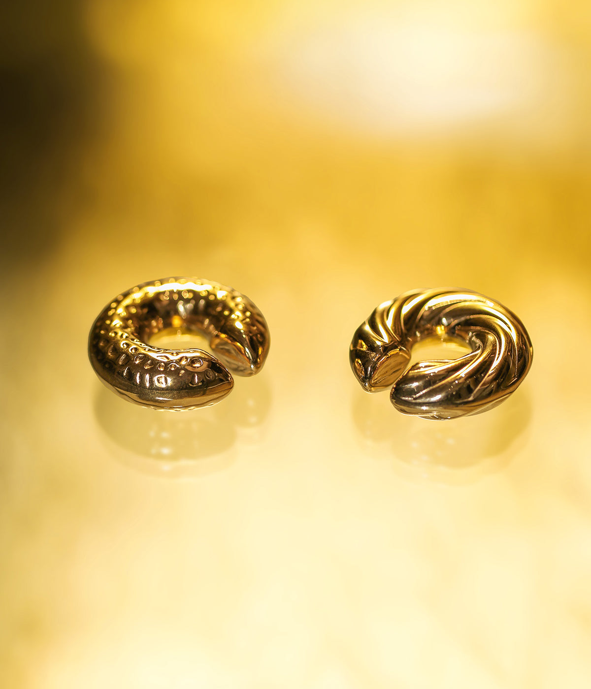 Earcuff Kozy (Acier doré)