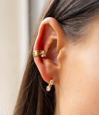 Earcuff Deah (Acier doré)
