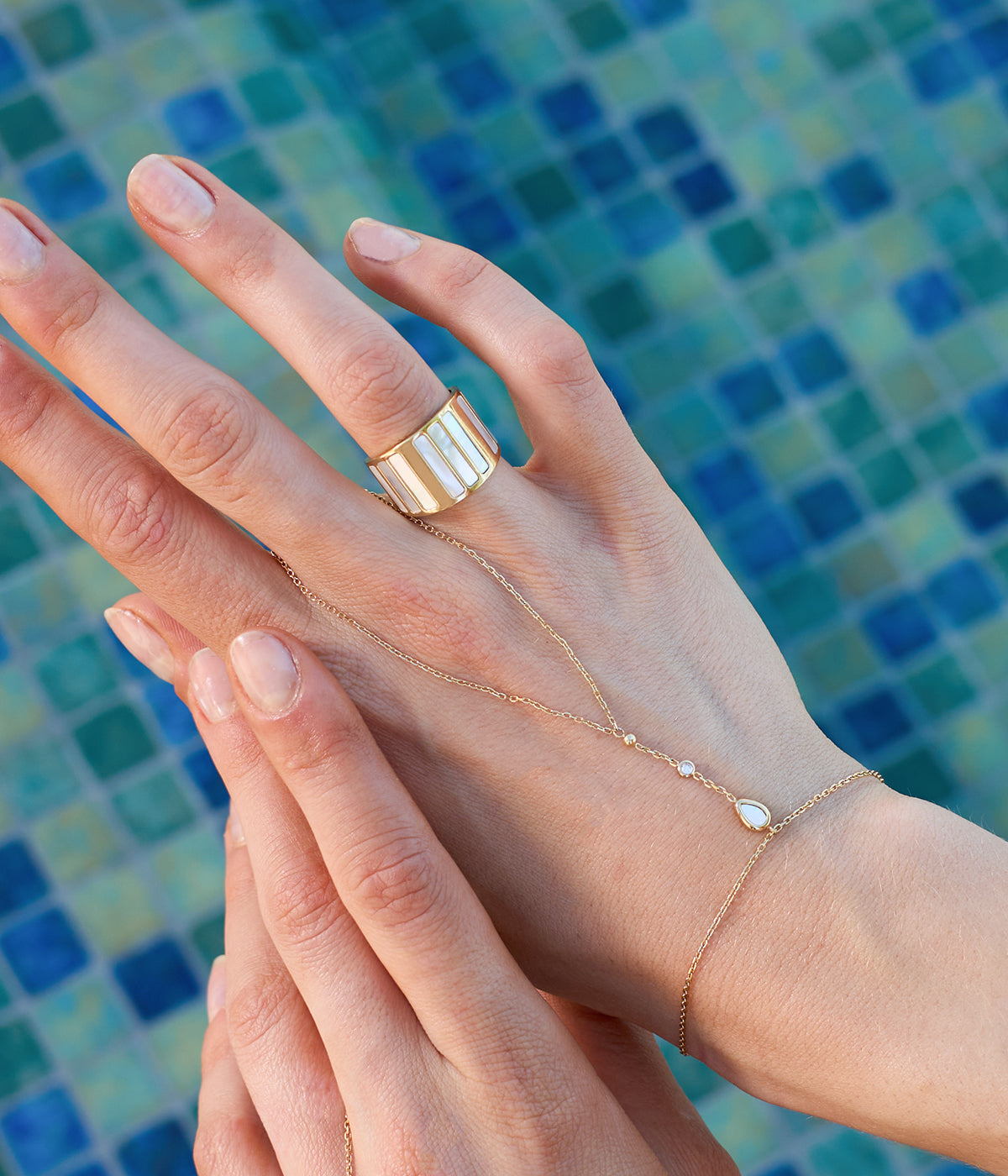 Bague Menfi (Acier doré)