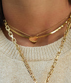 Collier Juza (Acier doré)