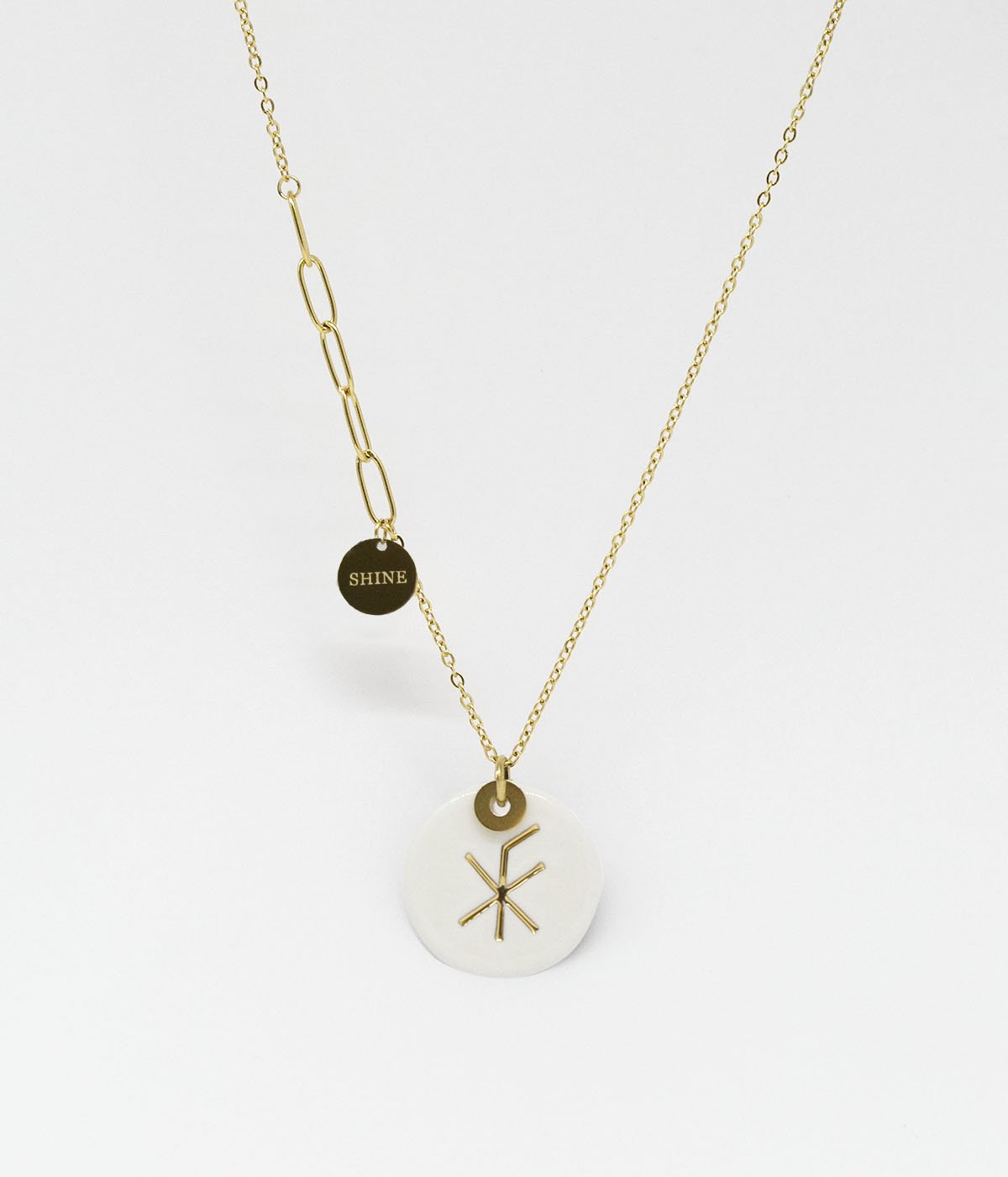 Collier Gyda (Acier doré)