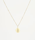 Collier Rune Protection (Acier doré)