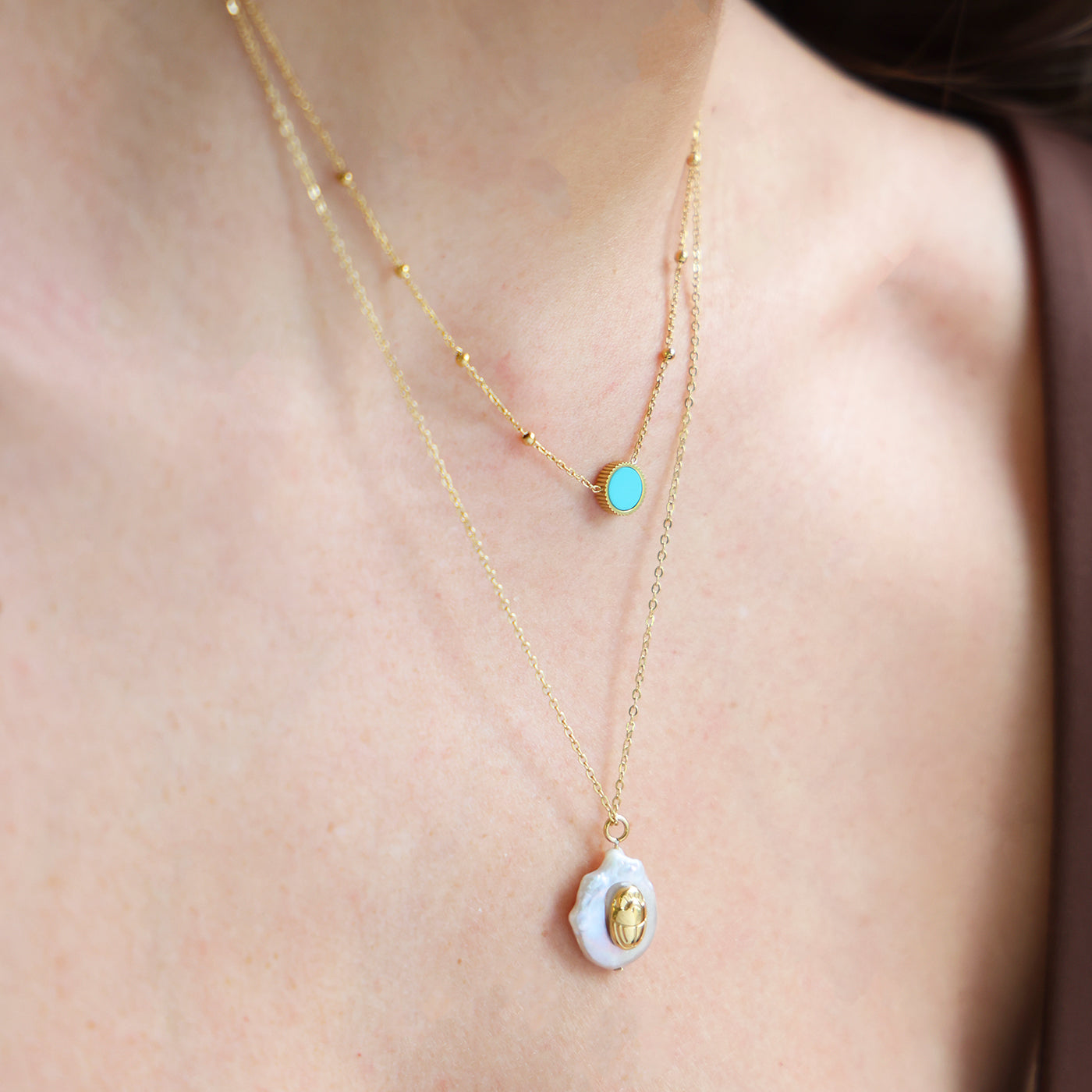 Collier Eternal (Acier doré)