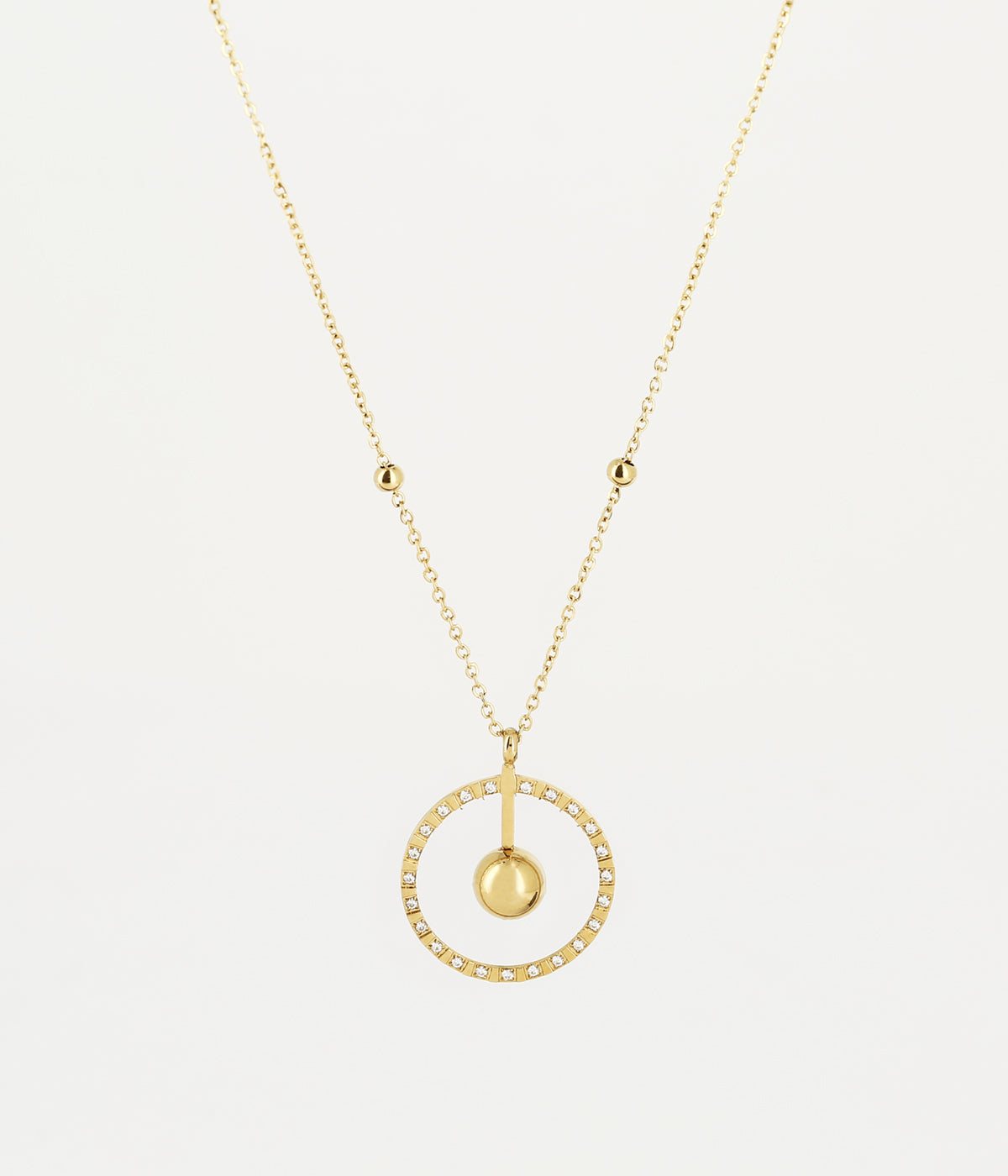 Collier Lucrecia (Acier doré)