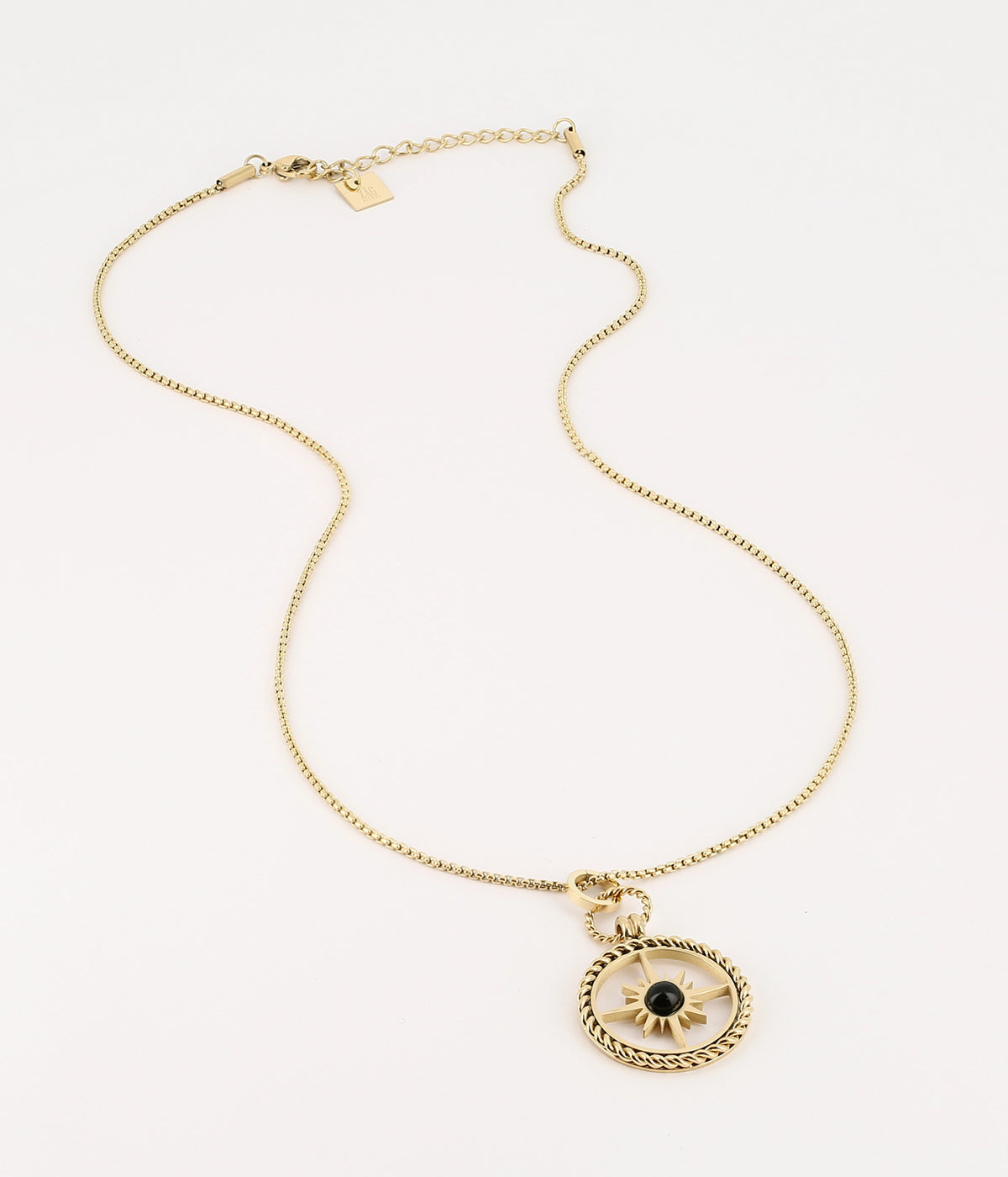Collier Compass (Acier doré)