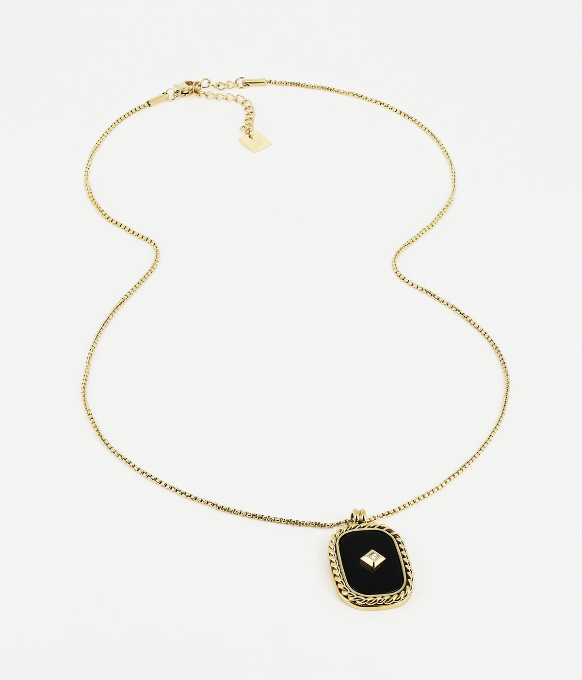 Collier Elijah (Acier doré)