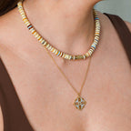 Collier Zitah (Acier doré)