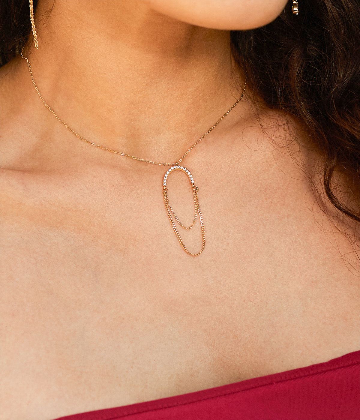 Collier Celio (Acier doré)