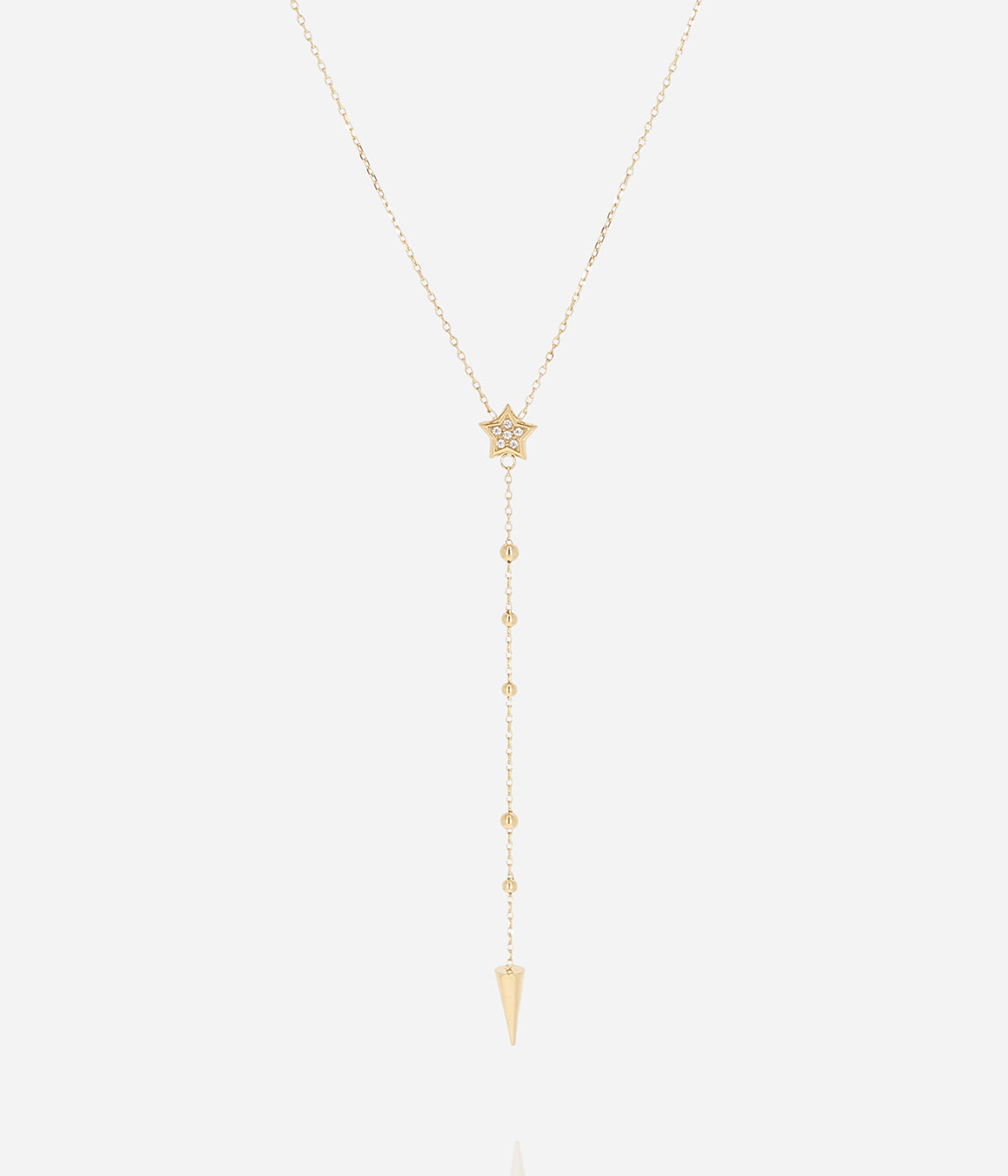 Collier Aéris (Acier doré)