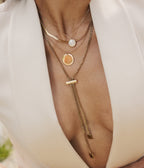 Collier August (Acier doré)