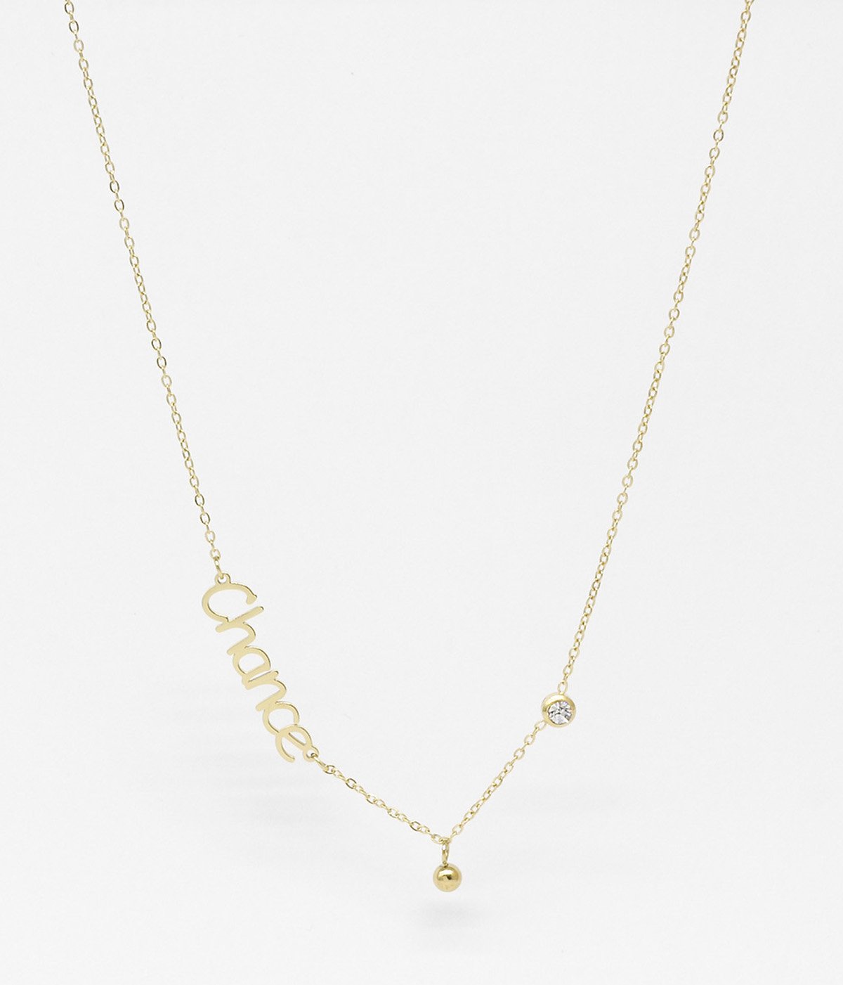 Collier Suerte (Acier doré)