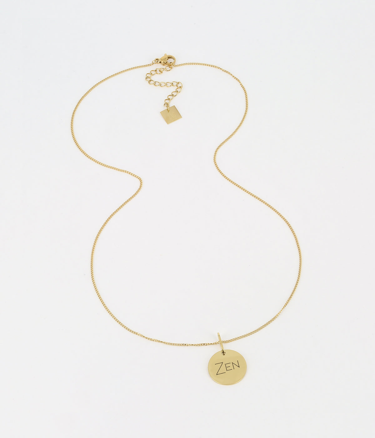 Collier Zen (Acier doré)