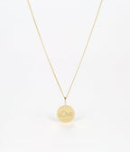 Collier Love (Acier doré)